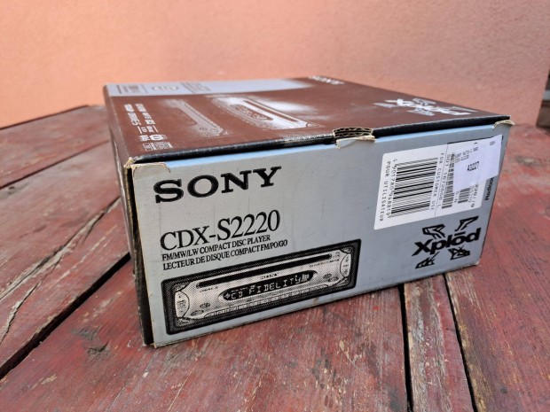 j! 4X50W Sony Xplod CDX-S2220 cd-s aut rdi bontatlan csomagolsban
