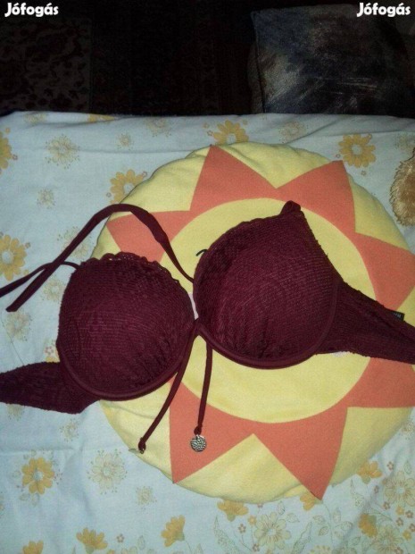 Új, 75/C, elegáns divatos márkás szivacsos melltartó,olcsón