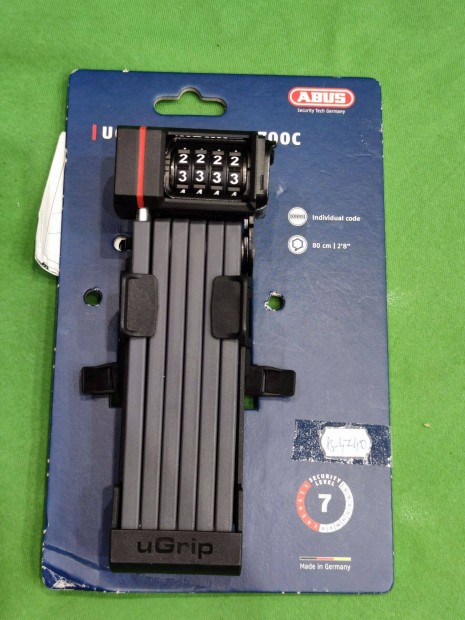 Új! Abus ugrip Bordo 5700C számzáras lakat