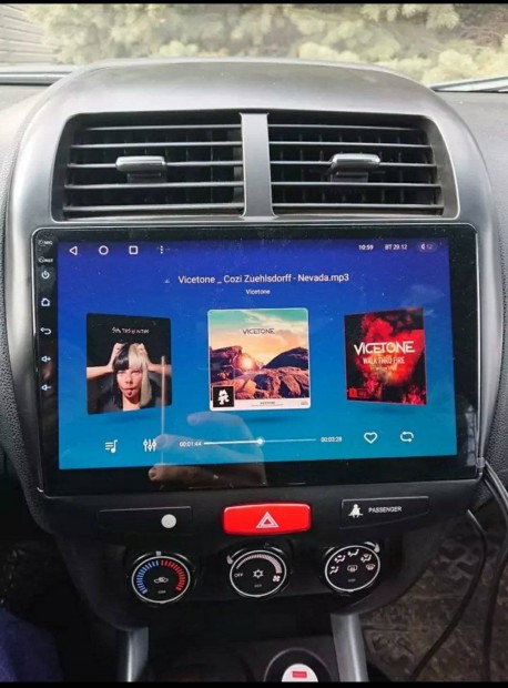j  Android 10 Mitsubishi asx multimdia fejegysg autrdi GPS 