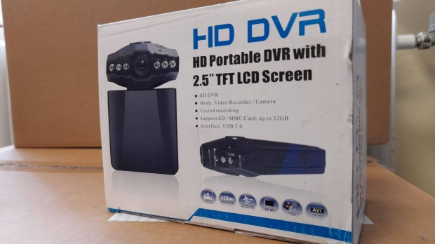 j! Auts Fedlzeti Kamera HD DVR 2.5"