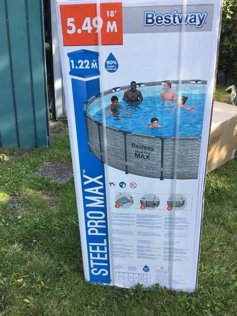 j! Bestway Steel Pro Max Frame Pool komplett kszlet