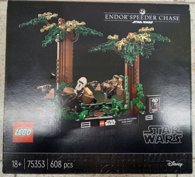 j! Bontatlan! LEGO Star Wars - Endor sikl ldzs diorma, 75353