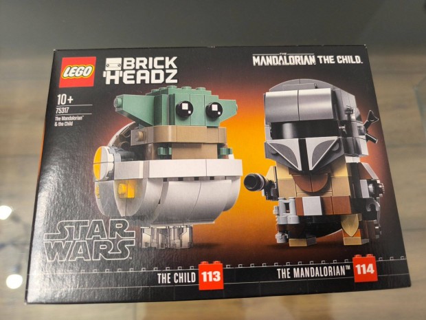 j! Bontatlan! LEGO Starwars Brickheadz 75317 A Mandalori s a gyermek