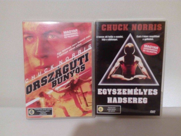 j, Chuck Norris DVD Gyjtemny (2 DVD) Orszgti bunys, Egyszemlyes