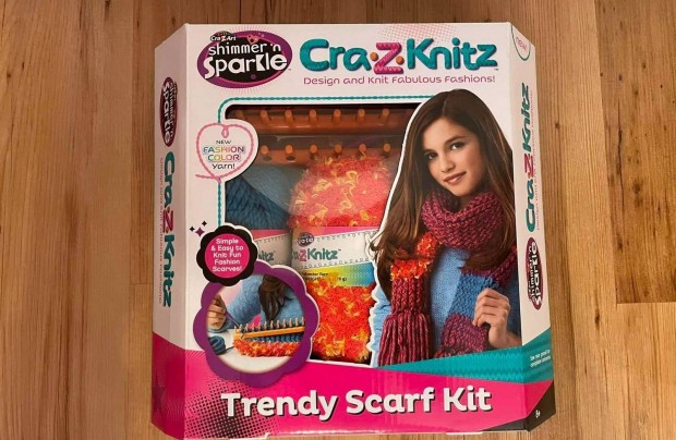 j! Cra-Z-Knitz, csajszi design stdi szett, sl kszt szett