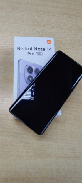 Új! Csak Kicsomagolt! Redmi Note 14 Pro 5G Dual Sim 256GB 8GB RAM Blac