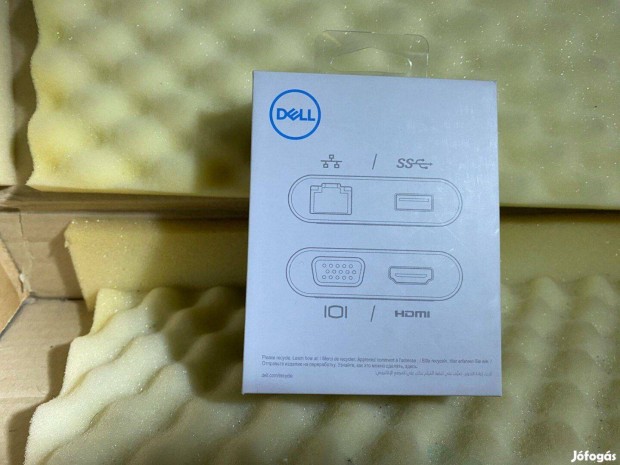 Új! Dell DA200 USB Type-C to HDMI/USB Type-A Adapter Dell USB-C to USB