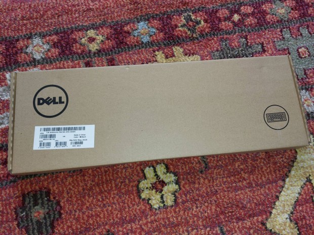 j, Dell KB-216 fekete slim billentyzet (klaviatra) - angol (uk) USB