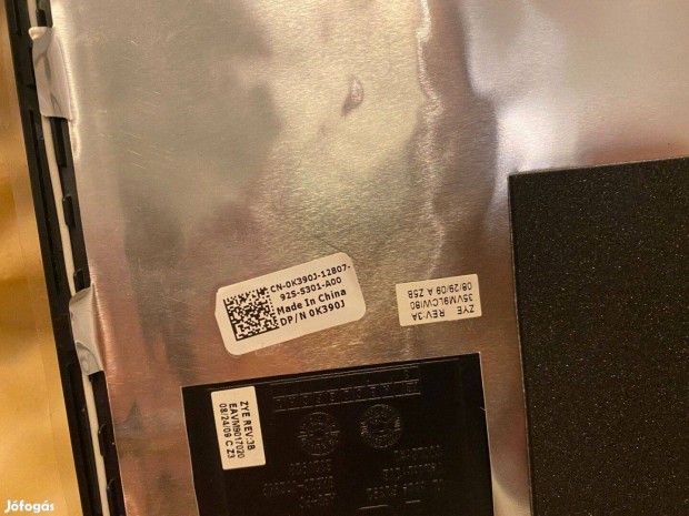 Új! Dell Vostro A840 A860 1015 piros fedlap gyári K390J 0K390J 35VM9Lc