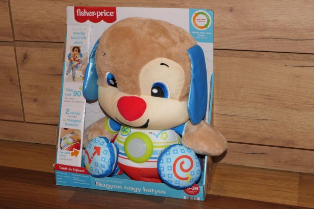 Új! Fisher Price Nagyon nagy kutyus Tanuló oktató baba játék