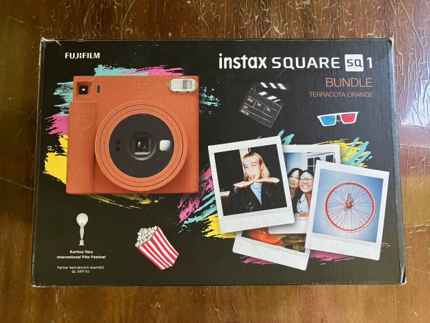 j! Fujifilm Instax Square SQ1 narancs + 10x fotpapr
