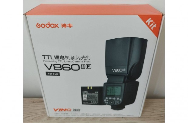 j! Godox V860II rendszervaku Fuji vzhoz Godox v860 II