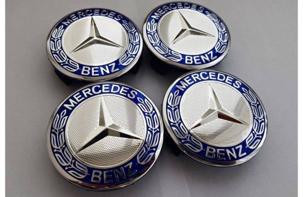 Új, Gyári Mercedes felni kupak, felni közép, porvédő kupak (75MM)