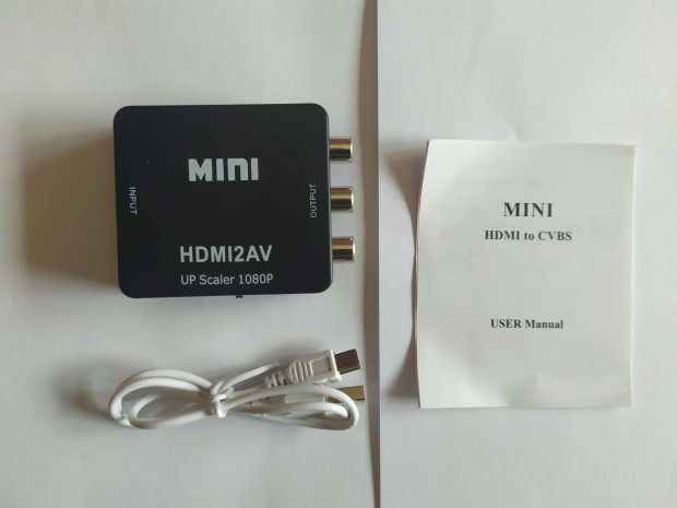 j! HDMI - RCA ( HDMI - AV ) talakt konverter adapter HD 1080p 720p