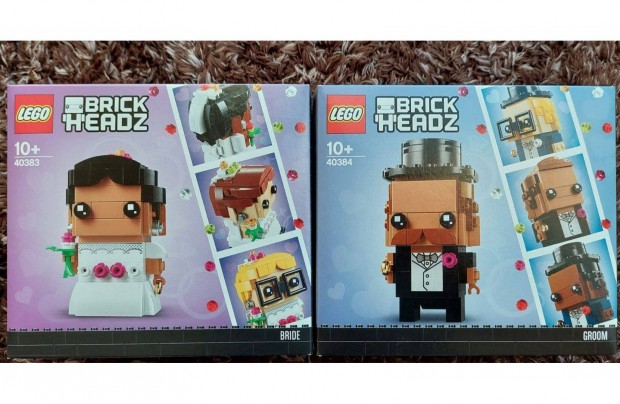 j, Hibtlan! - LEGO Brickheadz - 40383 Menyasszony s 40384 Vlegny