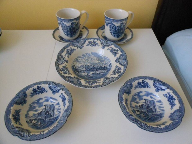 j, Johnson Bros England 1883. angol kk porcelnok kastly kollekci