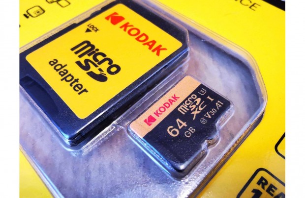 j, Kodak Micro Sdxc memriakrtya (64 GB, Class 10) -7000 Ft