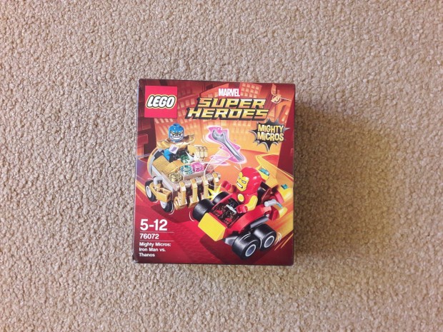 Új, LEGO Mighty Micros - Vasember és Thanos összecsapása (76072)