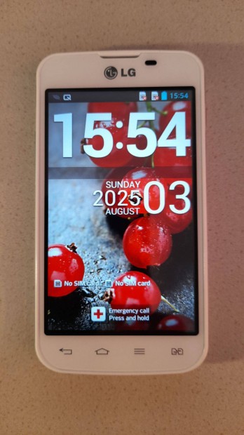 Új! LG E455 Optimus L5 II Dualsim, fehér