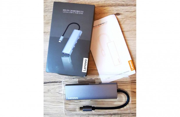 j, Lenovo S705 USB-C Hub (5 az 1-ben) remek ron