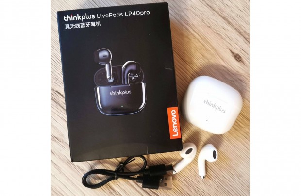 j, Lenovo thinkplus LP40 Pro Bluetooth 5.1 flhallgat tlttokkal