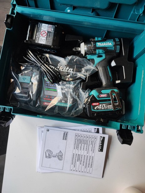 j! Makita 40V akkus tve csavarbehajt + 2db akksi, gyors tlt