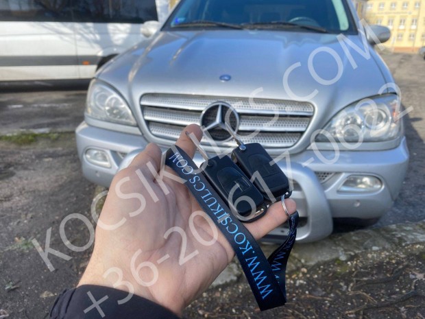 j! Mercedes-Benz W163 ML autkulcs elad,authoz programozva
