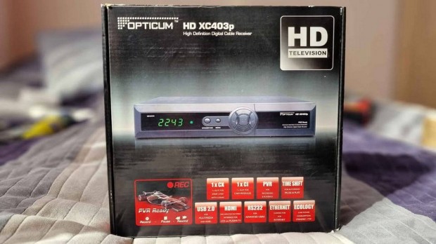 Új, Opticum HD XC403p digitális kábeltévé vevő eladó