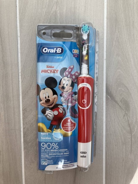 j! Oral-B 100 Vitality Kids Mickey egr elektromos fogkefe gyerek