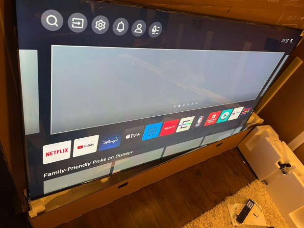 j, risi 75" 190cm Hisense 4K UHD Smart Qled Televzi, Okos TV