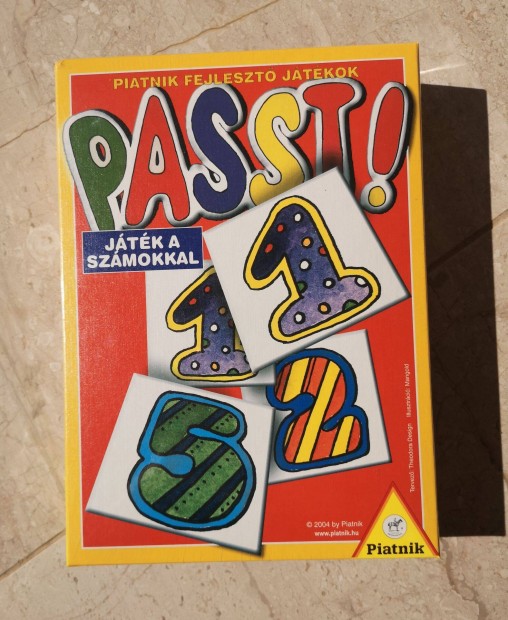 Új! Passt! Játék a számokkal gyerekeknek Piatnik