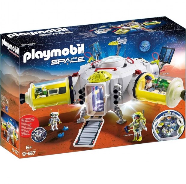 j! Playmobil Space 9487 Mars Space Station, r lloms