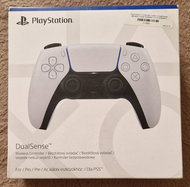 j! Playstation 5 dualsense kontroller fehr vezetk nlkli vezrl