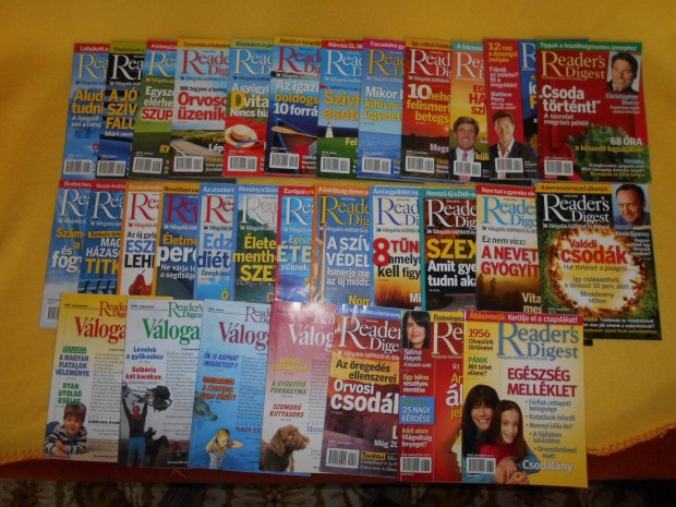 j" Reader's Digest Vlogats " magazin.2003,2004 v + 7 db