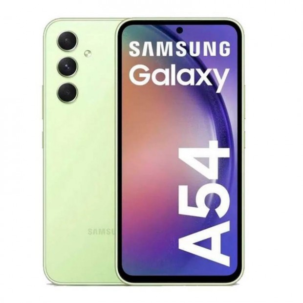 j! Samsung SM-A546B/DS Galaxy A54 5G Dual Sim 128GB 8GB RAM Lime