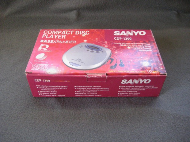 j, Sanyo CDP-1300 discman