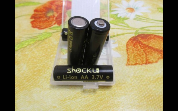 j! Shockli 14500 3.7V 1000 mAh 5A Li-ion akkumultor