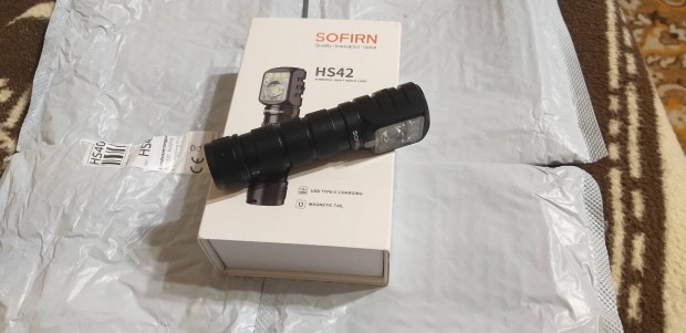 j! Sofirn HS42 SST40+red 2100 lumen USB-C tlthet fejlmpa