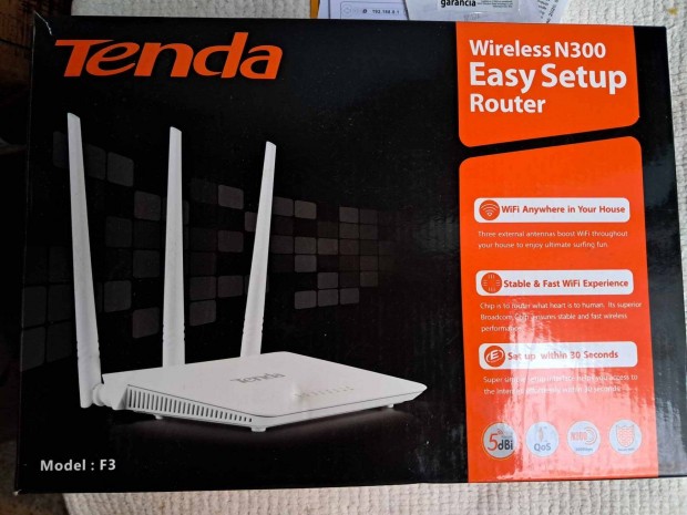 j, Tenda Wireless N300 Router