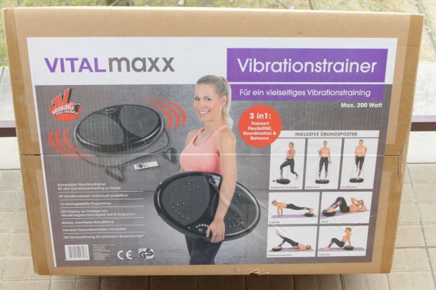 j! Vitalmaxx vibrcis trner 200W edzs, zsrgets, fitnesz