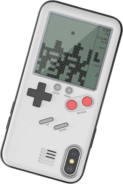 j! Wanle Iphone X-hez tervezett tok game boy jtkkal