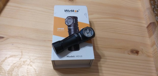 j! Wurkkos HD10 Ducsp+AUX 1200LM USB-C LED Fejlmpa