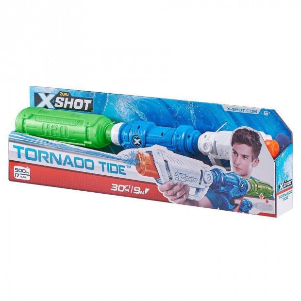 j! X Shot Tornado Tide vzipuska 9m 500ml vzipisztoly jtk 5+