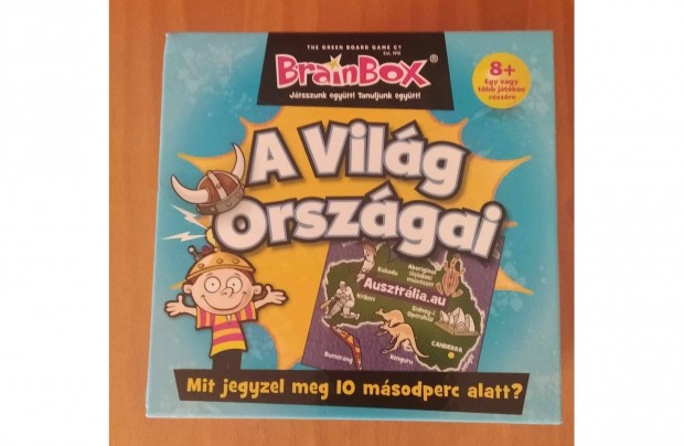 Új - Brainbox . A világ országai. Társasjáték. 8 évtől