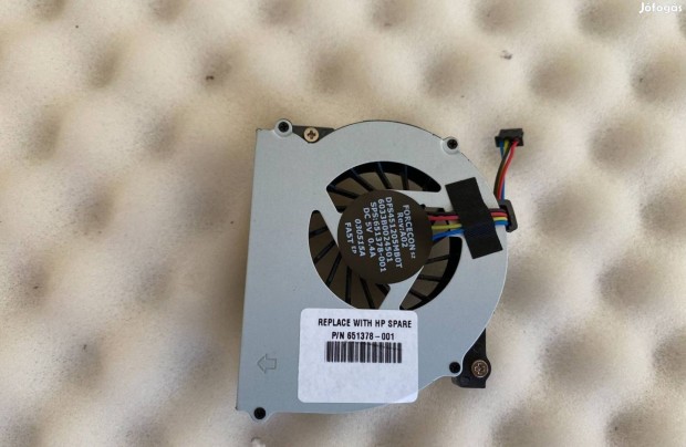 j - HP Elitebook 2560P 2570P ventiltor fan gyri j 651378-001