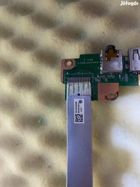 j - HP Pavilion Sleekbok 15 USB audio jack board bontott