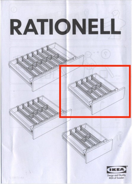 j - IKEA Rationell fikrendez 2db