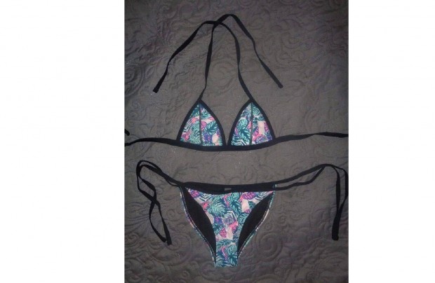 j - Ni fekete trpusi mints frdruha, bikini ( Xs mret )