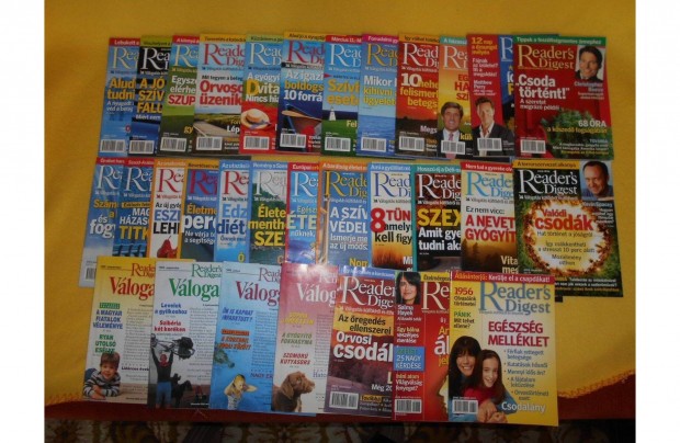 j " Reader"s Digest Vlogats" magazin. 2003, 2004 v + 7 db